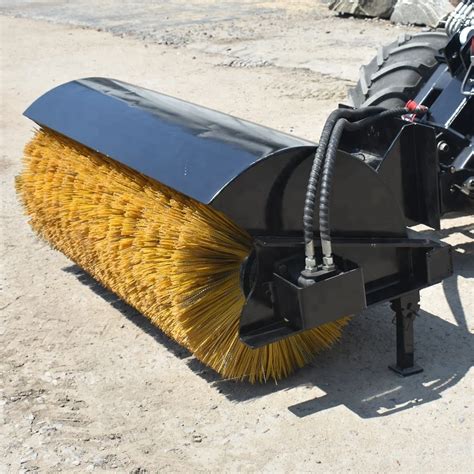 skid steer snow sweeper